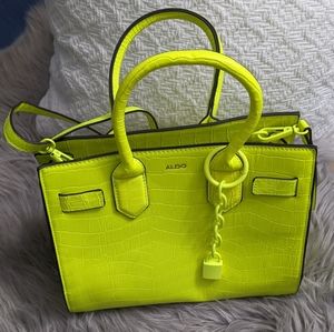 Aldo Neon Green purse. 💚